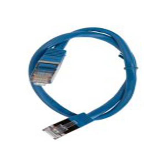 RS PRO,286-3335,500 mm Cat5e 以太网电缆, 箔屏蔽双绞线 (FTP)屏蔽, 蓝色 聚氯乙烯护套, RJ45 公转RJ45 公