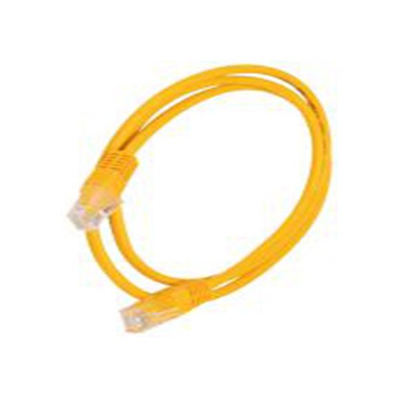 RS PRO,286-3586,1 m Cat5e 以太网电缆, 非屏蔽双绞线（UTP）屏蔽, 黄色 聚氯乙烯护套, RJ45 公转RJ45 公