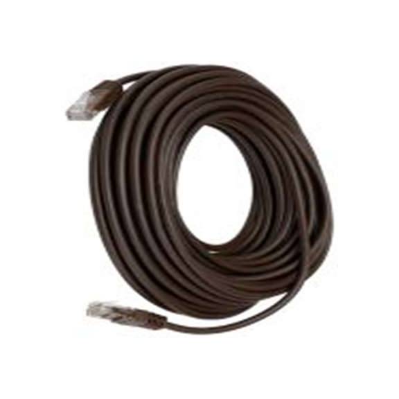 RS PRO,286-3670,15 m Cat5e 以太网电缆, 非屏蔽双绞线（UTP）屏蔽, 棕色 聚氯乙烯护套, RJ45 公转RJ45 公