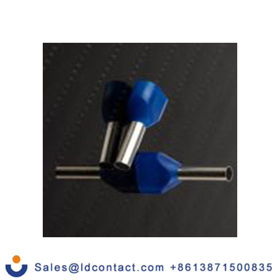 RS PRO,184-9682,绝缘 压接靴带套圈, 蓝色, Φ2.9 mm x 10 mm引脚, 最大电线尺寸 14 AWG, 总长18.5 mm