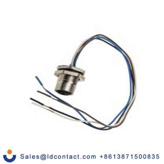 RS PRO,208-0586,M12 圆形连接器 插座, 4芯, 正面安装, 母插芯, 250.0 V, IP40, CPF12系列