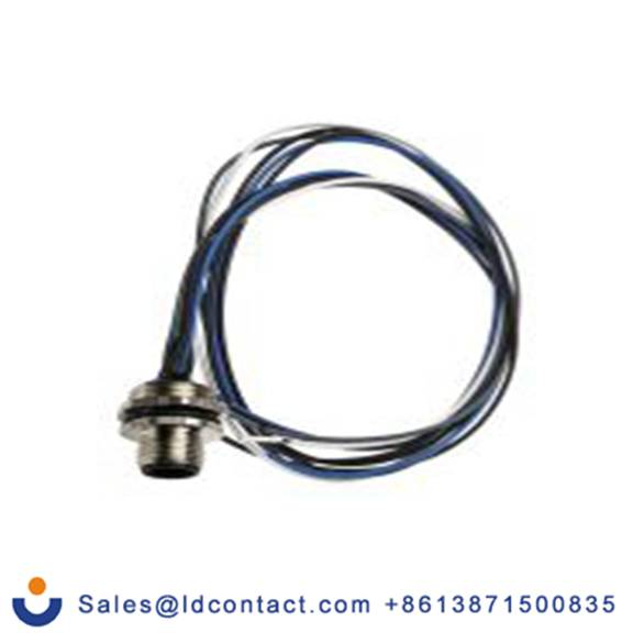 RS PRO,208-0594,M12 圆形连接器 插头, 5芯, 正面安装, 公芯, 60.0 V, IP40, CPM12系列