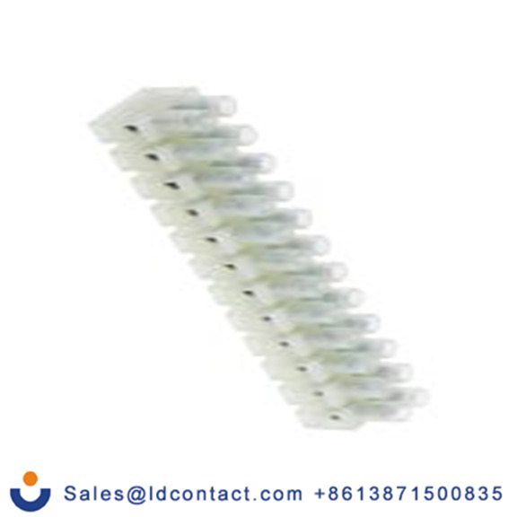 RS PRO,464-9744,非熔断型端子排, 12路, 8 mm节距, 380 V 24A, 线规2.5 mm², 自由悬挂安装, 天然色 螺钉