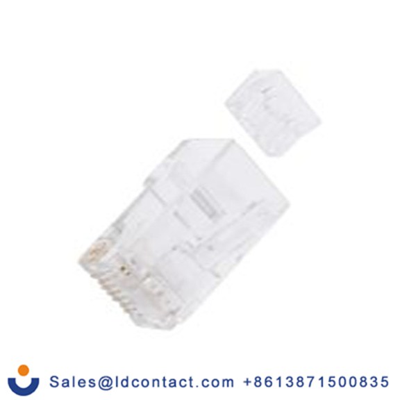 RS PRO,791-8504,RJ45 公, 电缆安装 RJ45 连接器, 1口, 8路, 非屏蔽双绞线（UTP）, 直向 GT1SY系列