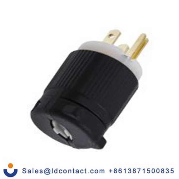 RS PRO,860-6738,美国 电源插头, 125 V 15A, 电缆安装, NEMA 5-15P 尼龙, 黑色 笼式弹簧夹