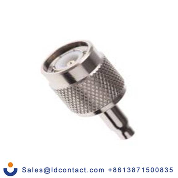 RS PRO,136-572,TNC 连接器 公, 50 Ω, 电缆安装, 直向, 用于RG-174U线 TNC系列 压接