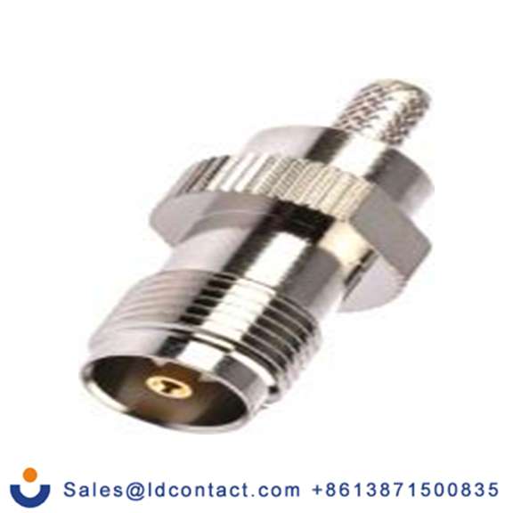 RS PRO,136-831,TNC 连接器 母插, 50 Ω, 电缆安装, 直向, 用于RG58/U线 TNC系列 压接