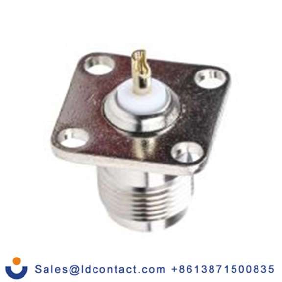 RS PRO,136-954,TNC 连接器 母插, 50 Ω, 面板安装, 直向 TNC系列 焊接