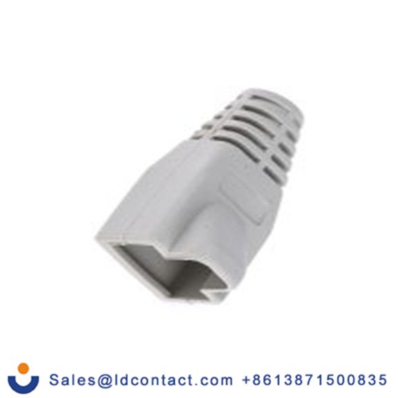 RS PRO,171-950,水晶头保护套 靴, 灰色, 用于RJ45 连接器, 聚氯乙烯制 RJ45SRB系列