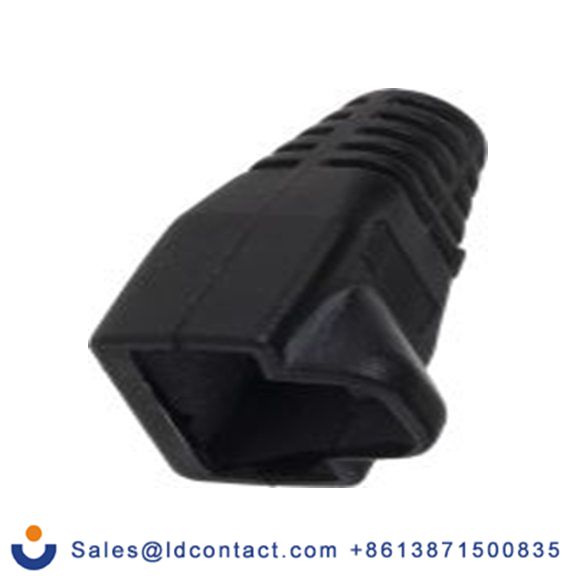 RS PRO,171-966,水晶头保护套 靴, 黑色, 用于RJ45 连接器, 聚氯乙烯制 RJ45SRB系列