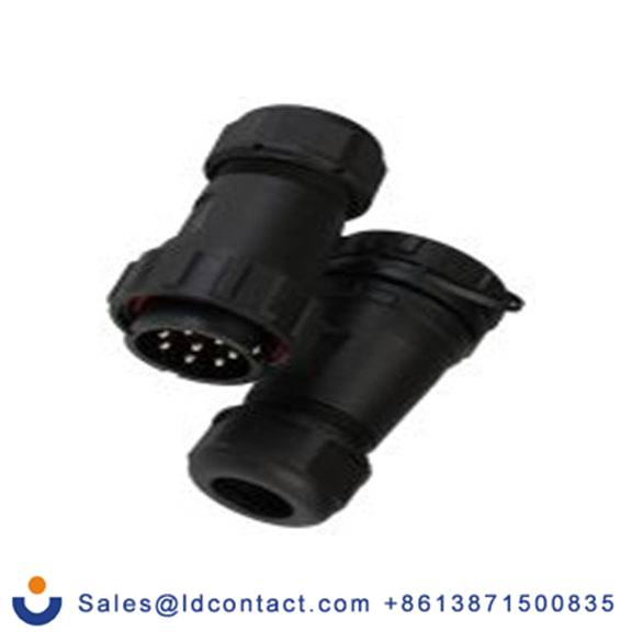 RS PRO,304-351,SP29 圆形连接器 插头, 插座, 8芯, 电缆, 直插式安装, 公/母芯, 500 V ac, IP68, SP29系列