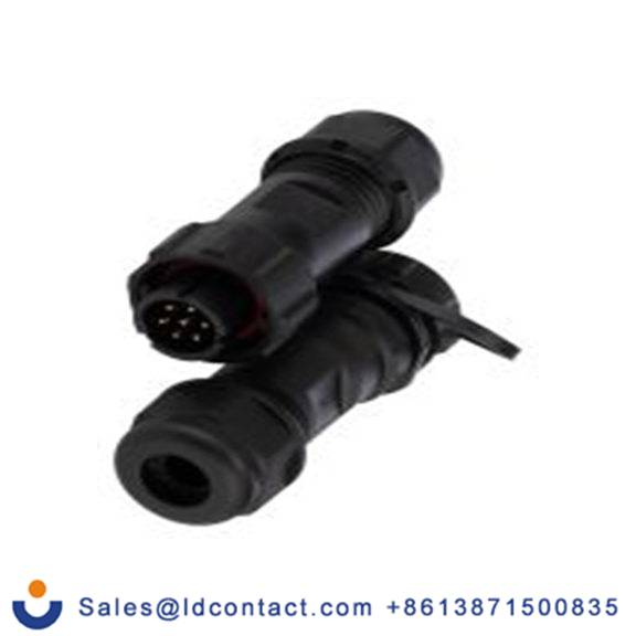 RS PRO,304-433,SY13 圆形连接器 插头, 插座, 7芯, 电缆, 直插式安装, 公/母芯, 125 V ac, IP68, SY13系列