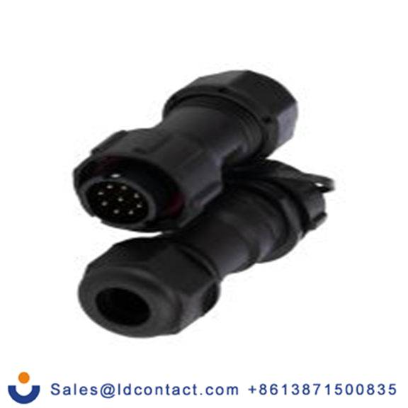 RS PRO,304-446,SY17 圆形连接器 插头, 插座, 9芯, 电缆, 直插式安装, 公/母芯, 500 V ac, IP68, SY17系列