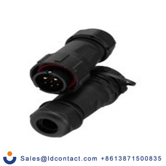 RS PRO,304-461,SY21 圆形连接器 插头, 插座, 6芯, 电缆, 直插式安装, 公/母芯, 500 V ac, IP68, SY21系列