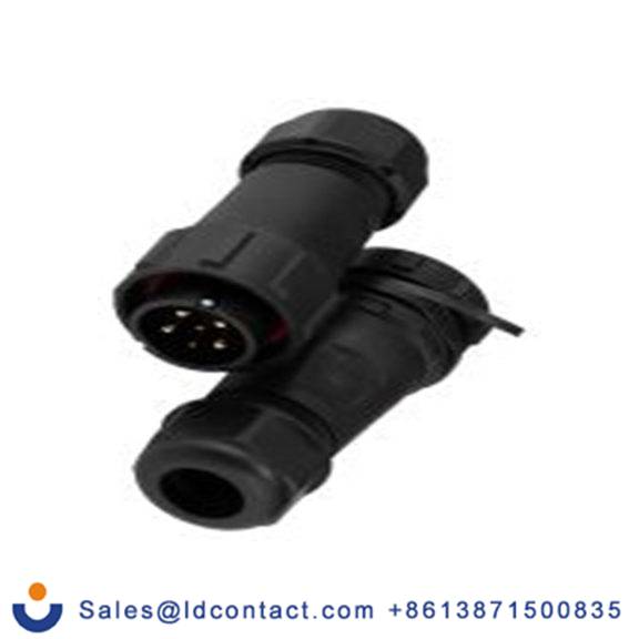 RS PRO,304-463,SY21 圆形连接器 插头, 插座, 6芯, 电缆, 直插式安装, 公/母芯, 500 V ac, IP68, SY21系列