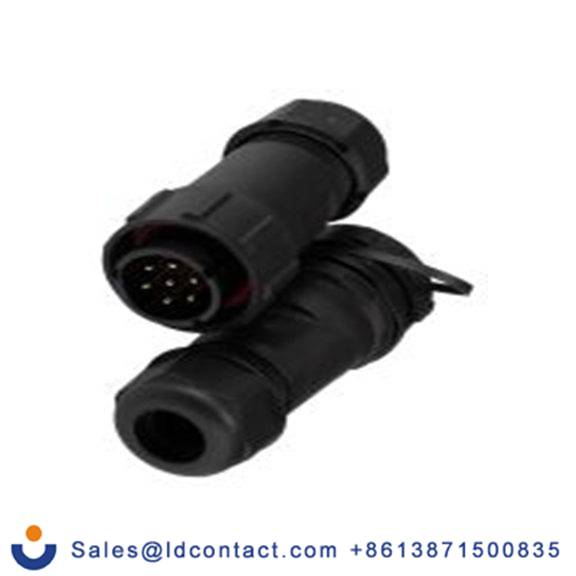 RS PRO,304-464,SY21 圆形连接器 插头, 插座, 7芯, 电缆, 直插式安装, 公/母芯, 500 V ac, IP68, SY21系列