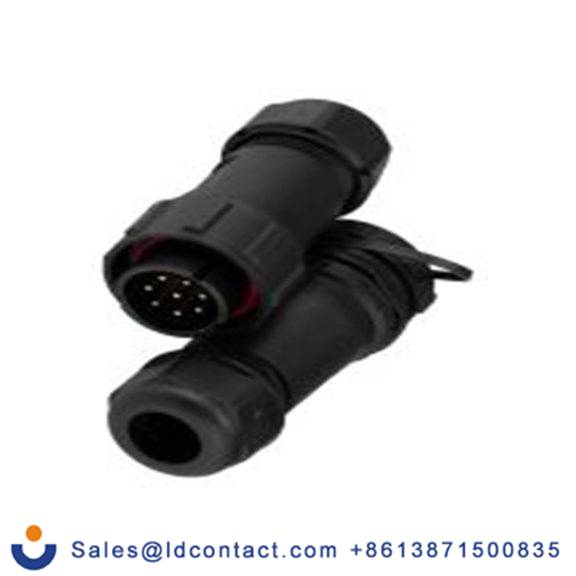 RS PRO,304-465,SY21 圆形连接器 插头, 插座, 8芯, 电缆, 直插式安装, 公/母芯, 500 V ac, IP68, SY21系列