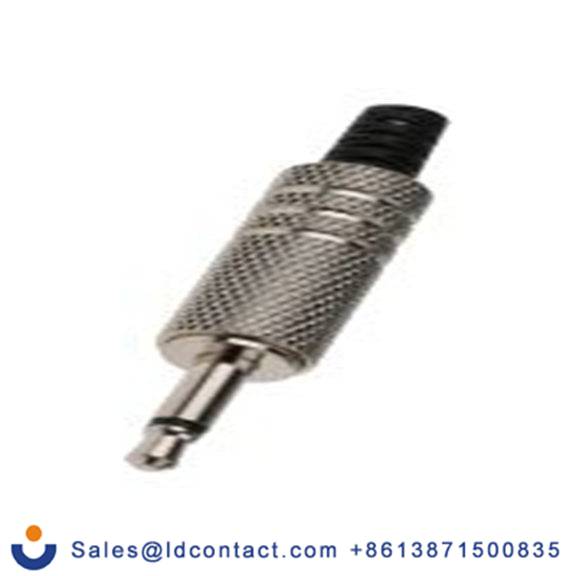 RS PRO,392-633,3.5mm, 电缆安装 单声道 公 2, 插孔连接器 2A 直向, 黄铜触芯, 天然色