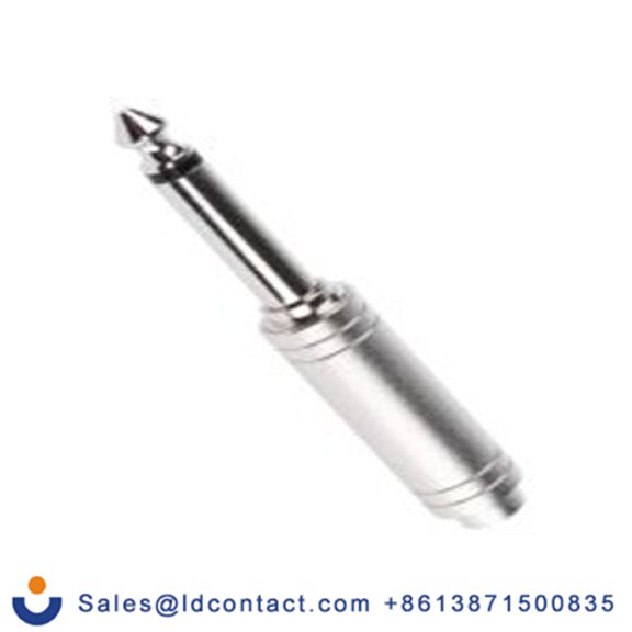 RS PRO,392-659,AV适配器 6.35 mm立体声类型 母插 1.4in 单声道类型 直向, 镀镍触点 公, 黄铜外壳