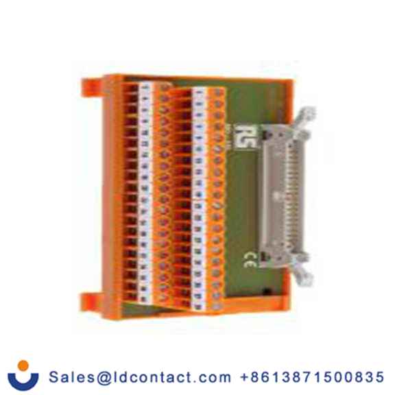 RS PRO,403-336,IDC 接口模块, 公, 40p, DIN 导轨安装, 22 to 14 AWG 1A, 50 V