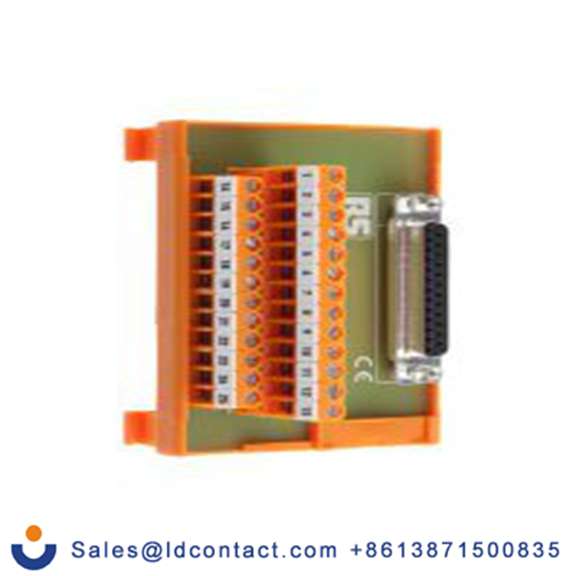 RS PRO,425-112,D-SUB 接口模块, 母插, 25p, DIN 导轨安装, 22 to 14 AWG 1A, 50 V