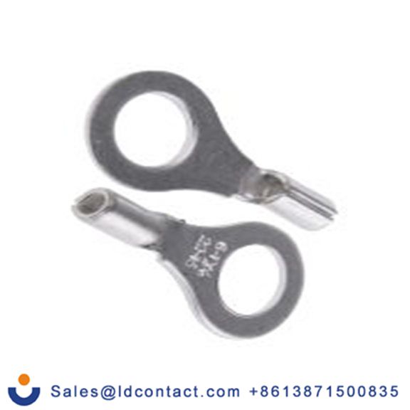 RS PRO,433-006,非绝缘 铜 圆形端子, Φ6.4 mm内环 22 AWG, M6螺栓, 红色 16 AWG至150 °C