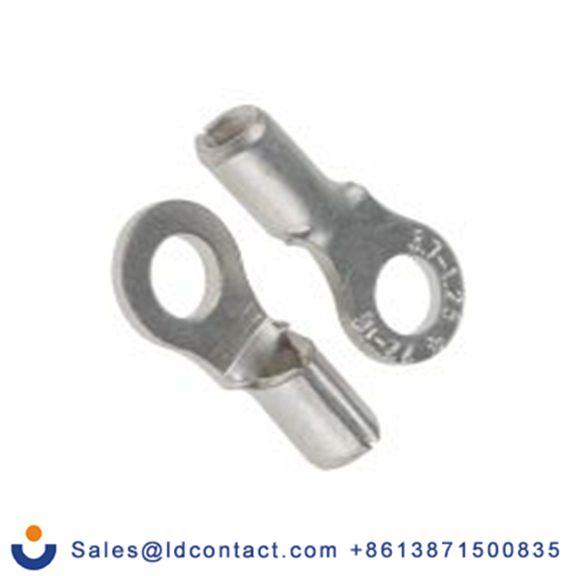 RS PRO,433-028,非绝缘 铜 圆形端子, Φ3.7 mm内环 22 AWG, M3.5螺栓 16 AWG至75 °C