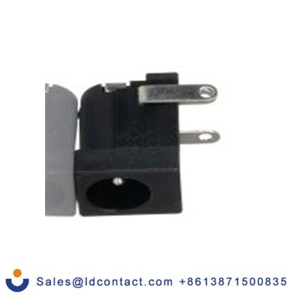 RS PRO,448-382,DC插座 直流插座, 直角 1A, 12.0 V, PCB安装, 长14.5 mm, 3.5 mm引脚, 镀镍触芯