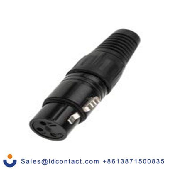 RS PRO,455-126,3芯 XLR 连接器, 电缆安装 母插, 250 V ac 直向, 镀银色芯