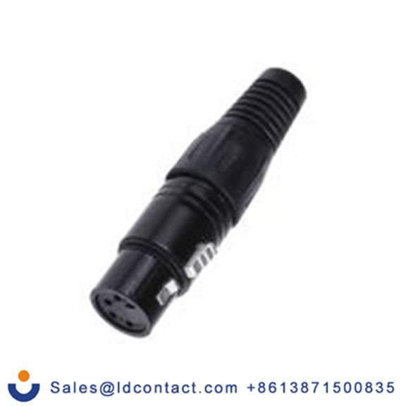 RS PRO,457-885,四芯 XLR 连接器, 电缆安装 母插, 250 V ac 直向, 镀银色芯