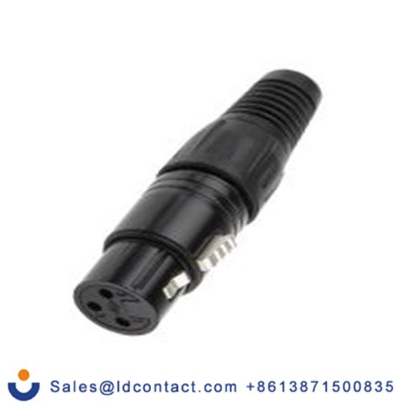 RS PRO,457-891,3芯 XLR 连接器, 电缆安装 母插, 250 V ac 直向, 镀银色芯