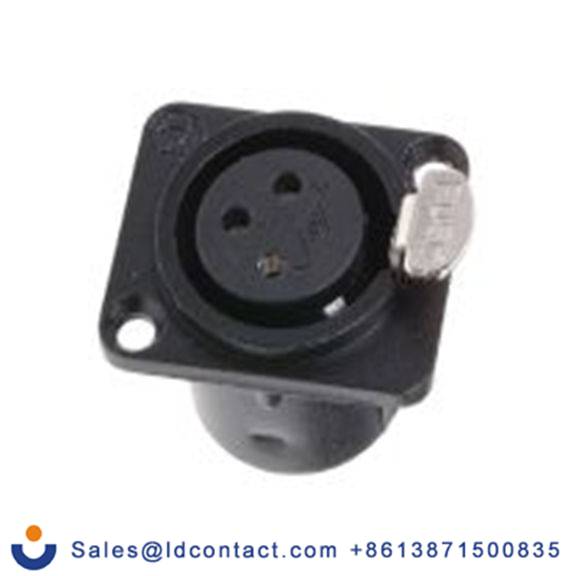 RS PRO,457-942,3芯 XLR 连接器, 面板安装 母插 直向