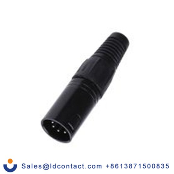 RS PRO,458-018,五芯 XLR 连接器, 电缆安装 公, 250 V ac 直向, 镀银色芯