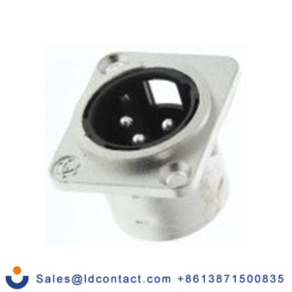 RS PRO,458-036,3芯 XLR 连接器, 面板安装 公 直向