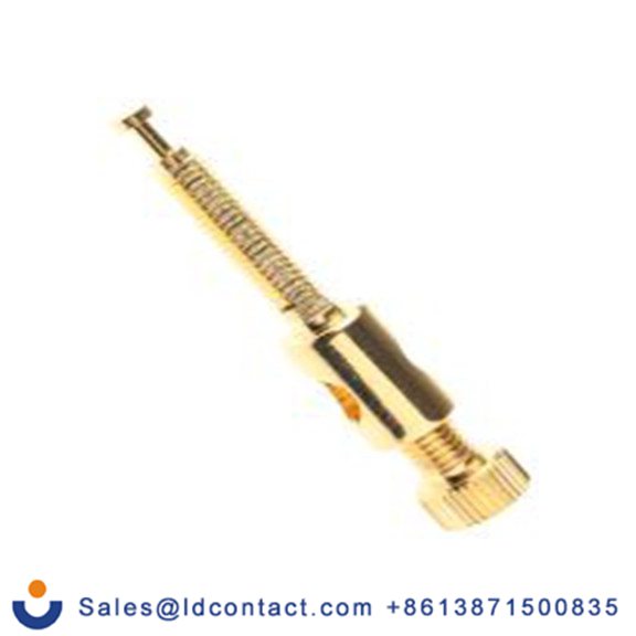 RS PRO,458-207,音箱连接器, 镀镀金镍 直向, 黄铜触芯, 1路 公, 底盘安装 16A, 黑色 螺钉