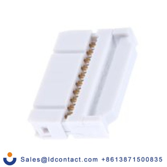 RS PRO,471-216,IDC 连接器, 20p 母插, 2.54 mm间距, 2排 电缆安装 直向