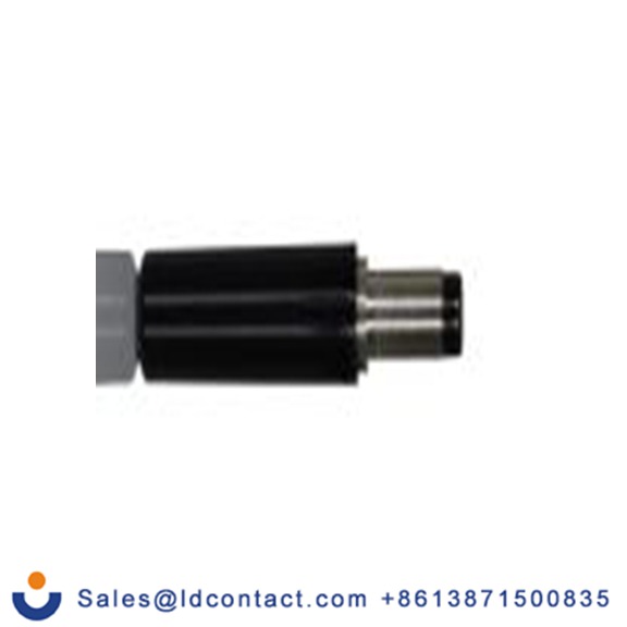 RS PRO,487-854,DC插头 直流插头, 直向, 2.5 mm内径 5A, 5.5 mm外径, 12.0 V, 电缆, 长23.6 mm, 镀镍银触芯