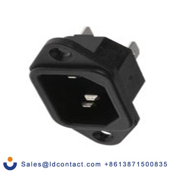 RS PRO,488-191,C14, 直向 IEC 连接器, 面板安装, 250 V 公 10A, 系列