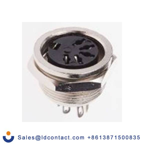 RS PRO,490-844,DIN插座, Standard, 5触芯, 面板安装, 直向 4A YE-1615系列, 100 V ac, 螺钉 母插