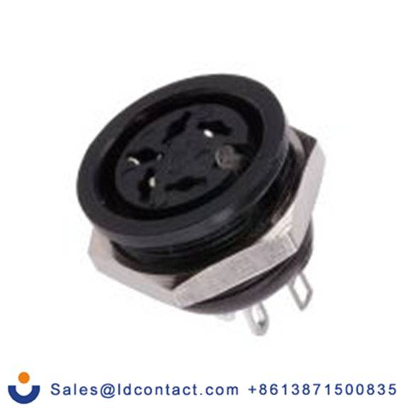 RS PRO,490-923,DIN插座, Standard, 5触芯, 面板安装, 直向 4A YE-1615系列, 100 V ac, 螺钉 母插