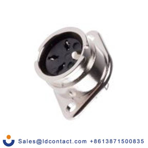 RS PRO,490-961,DIN插座, Miniature, 3触芯, 底盘安装, 直向 1A YE-139XS系列, 100 V ac, 卡扣 母插