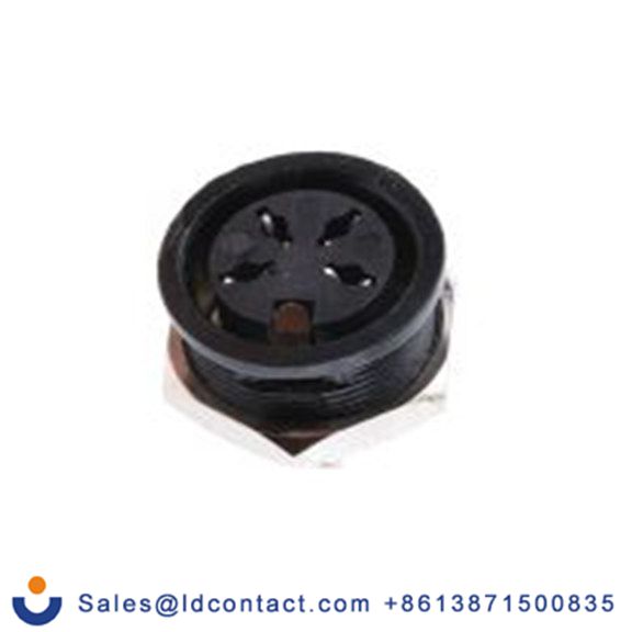 RS PRO,490-973,DIN插座, Standard, 4触芯, 面板安装, 直向 4A YE-1614系列, 100 V ac, 螺钉 母插