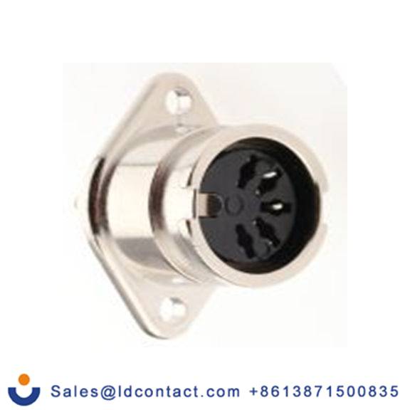 RS PRO,490-977,DIN插座, Standard, 5触芯, 底盘安装, 直向 4A YE-139XS系列, 100 V ac, 卡扣 母插