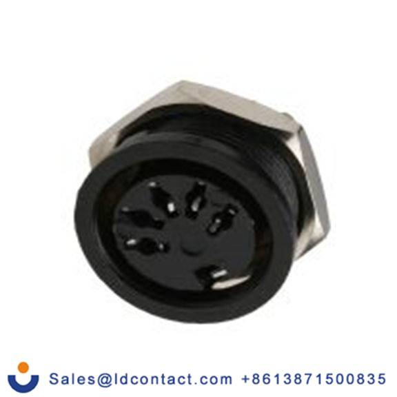 RS PRO,490-983,DIN插座, Standard, 5触芯, 面板安装, 直向 4A YE-1615系列, 100 V ac, 螺钉 母插