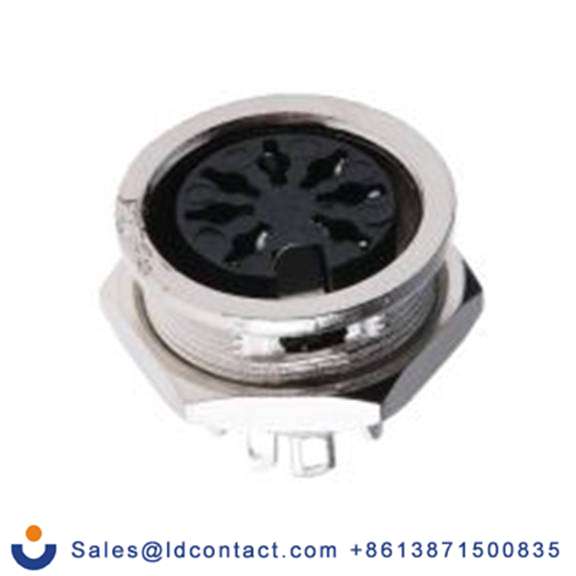 RS PRO,490-999,DIN插座, Standard, 7触芯, 面板安装, 直向 4A YE-1617系列, 100 V ac, 螺钉 母插