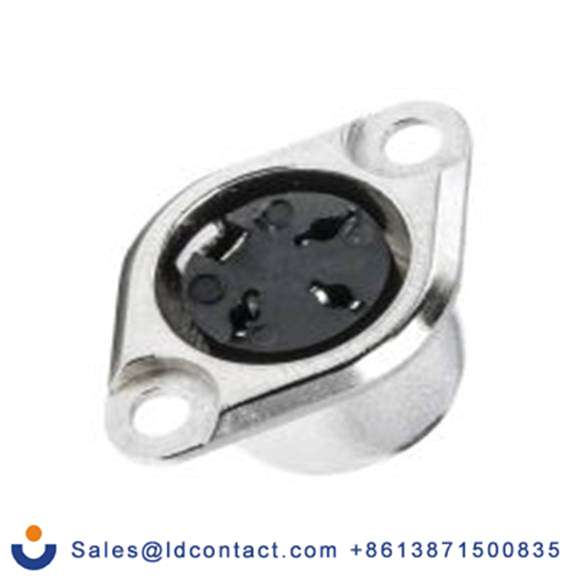 RS PRO,491-083,DIN插座, Standard, 3触芯, 底盘安装, 直向 4A YE-149X系列, 100 V ac, 推锁 母插