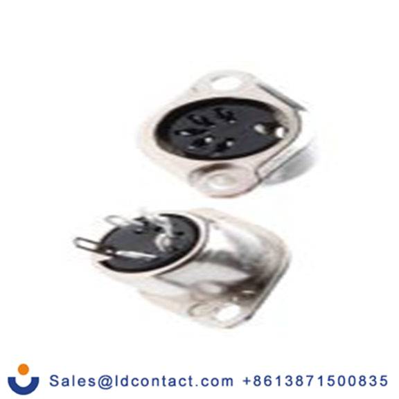 RS PRO,491-093,DIN插座, Standard, 5触芯, 底盘安装, 直向 4A YE-149X系列, 100 V ac, 推锁 母插