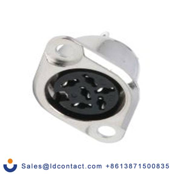 RS PRO,491-116,DIN插座, Standard, 6触芯, 底盘安装, 直向 4A YE-149X系列, 100 V ac, 推锁 母插