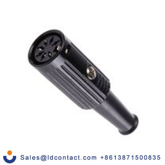 RS PRO,491-122,DIN插座, Standard, 7触芯, 电缆安装, 直向 4A YE-118XMSB系列, 100 V ac, 推锁 母插