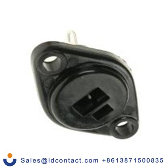 RS PRO,491-128,DIN插座, Standard, 2触芯, 底盘安装, 直向 4A YE-1305系列, 100 V ac, 非闭锁 母插